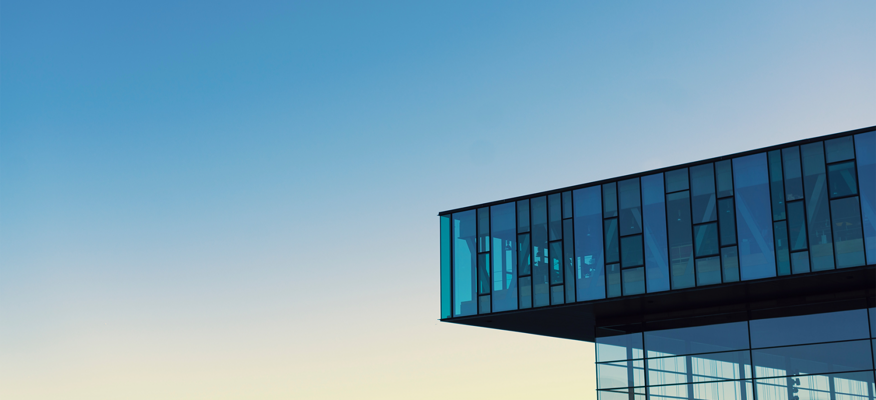 roof of builidng with clear skies in the background