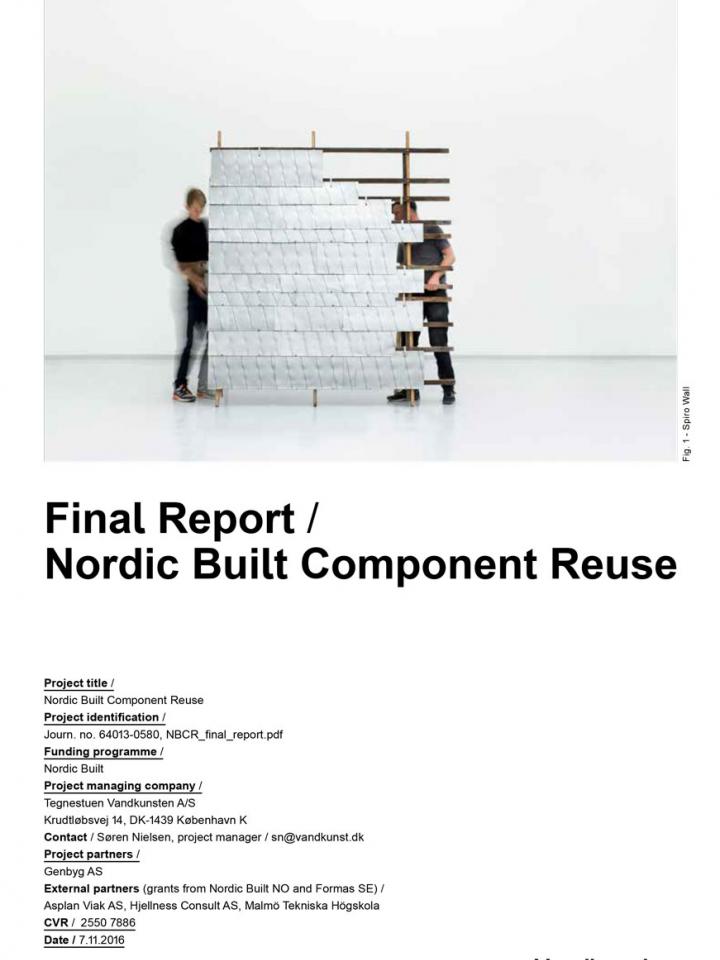 Publication frontpage showing to persons holding parts of a wall.