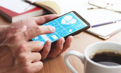 Helseapp på mobil