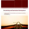 Frontpage to Storytelling and destination development report from 2010