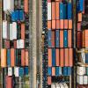 Colorful containers