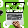29-30 September 2020 man holding coffee cup, with a computer in front of him with the WCEFonline logo on it.