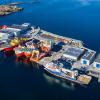 Areal view of Karmsund havn