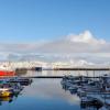 View from the harbour in Reykjavik