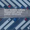 Report frontpage with report title over an aerial photo of parked trucks.