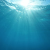 Ray of light see from under water