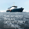 Cover image of the repport. A smal ship in icy ocean